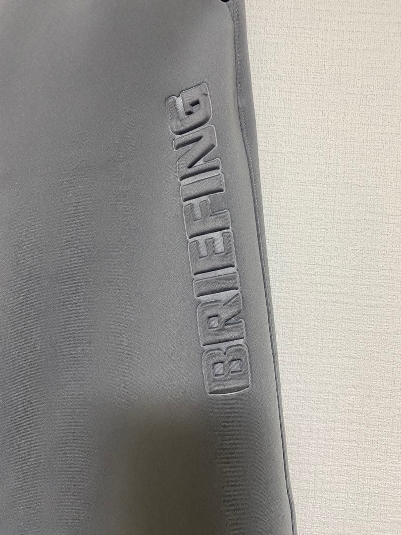 ブリーフィング　3Dロゴパンツ　グレー