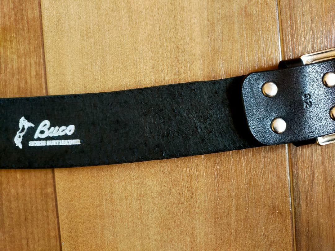 小物 BUCO HORSEHIDE BUTTOCK CURVE BELT