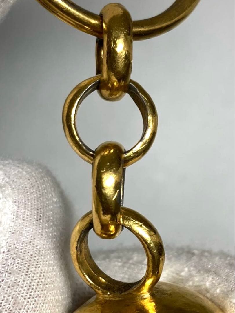 良品　CHANEL シャネル　ココマーク　ゴールド金具　キーホルダー　チャーム