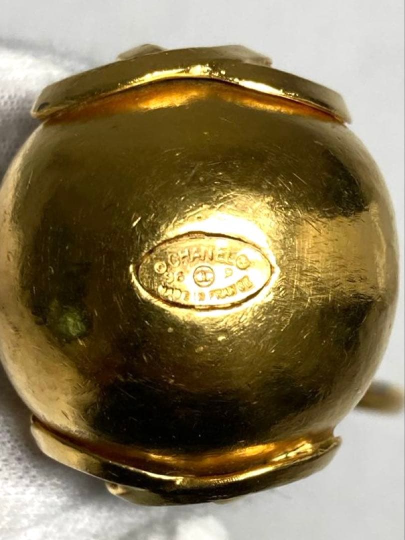 良品　CHANEL シャネル　ココマーク　ゴールド金具　キーホルダー　チャーム