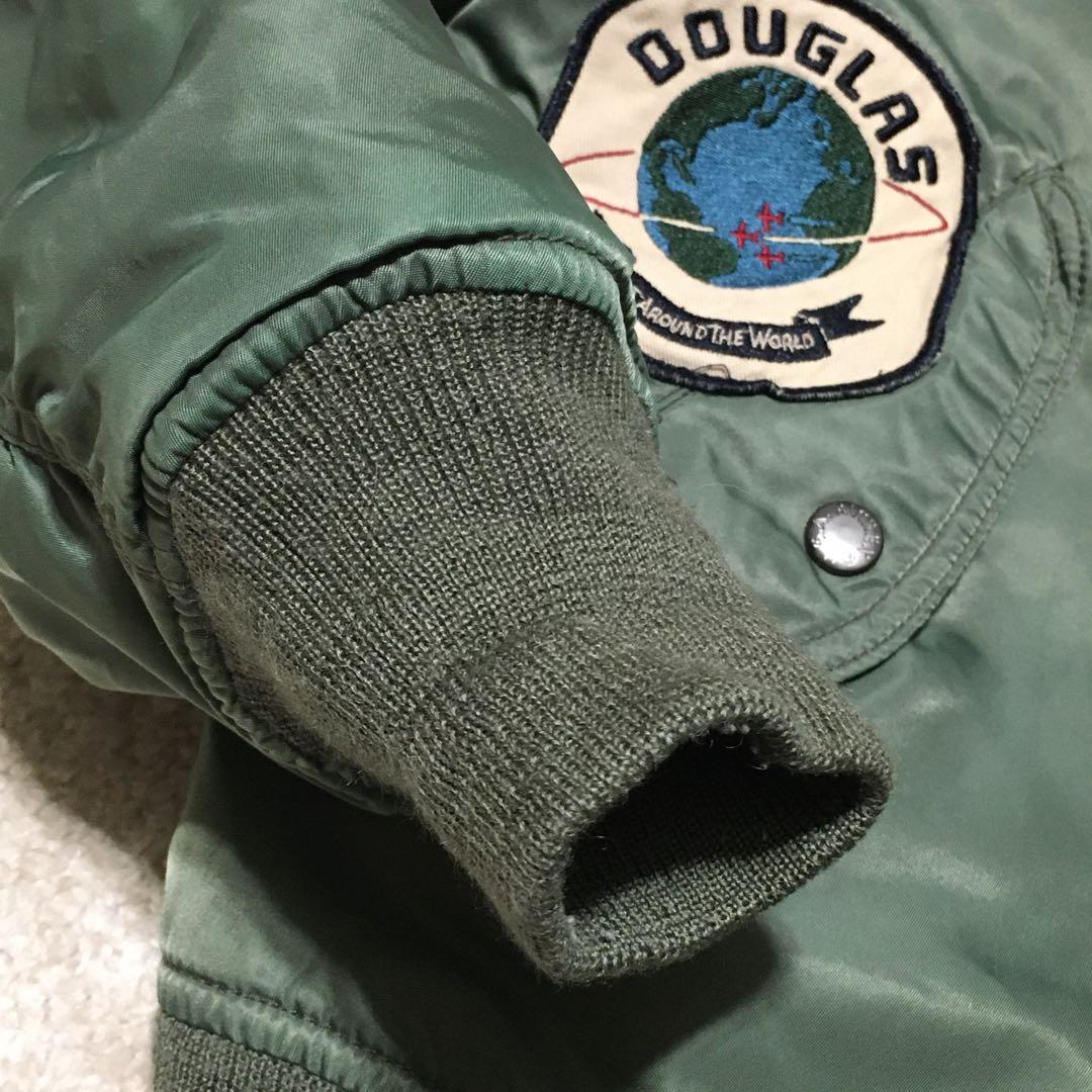 avirex ♫ MA-1 ワッペン XL カーキ フライトジャケット