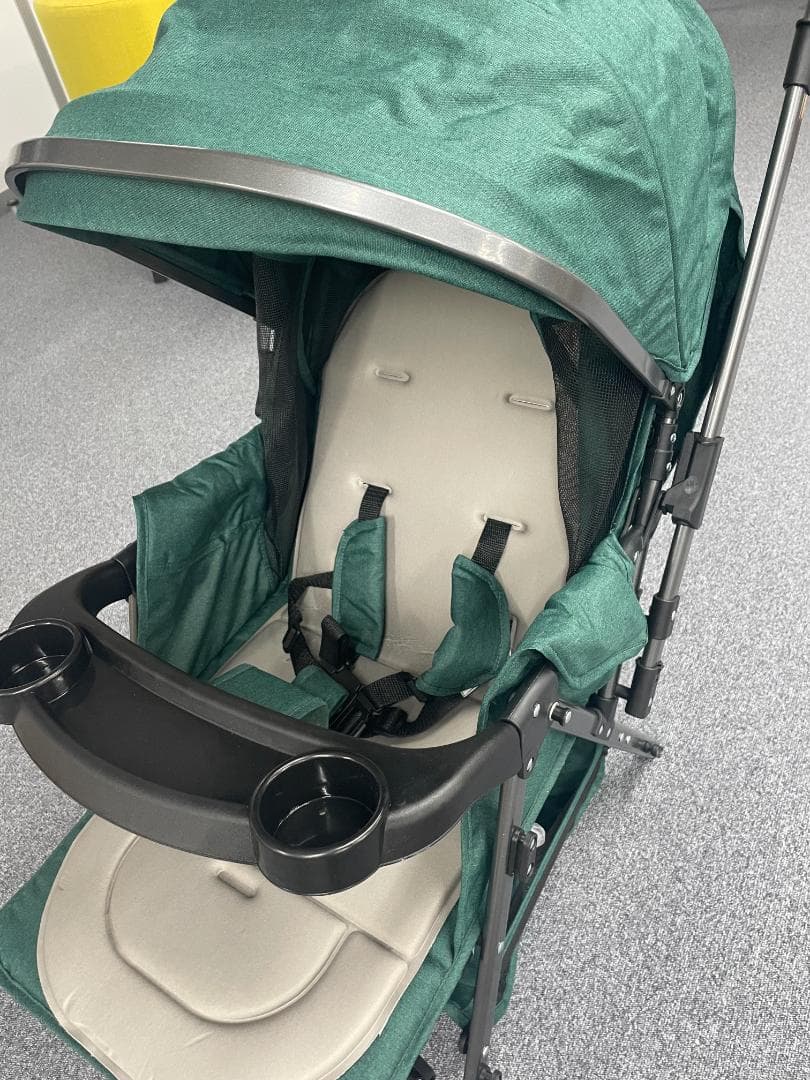 ✨新品✨ 分離型2人乗りベビーカー 横並びタイプ 折りたたみ可 ワイドシート設計