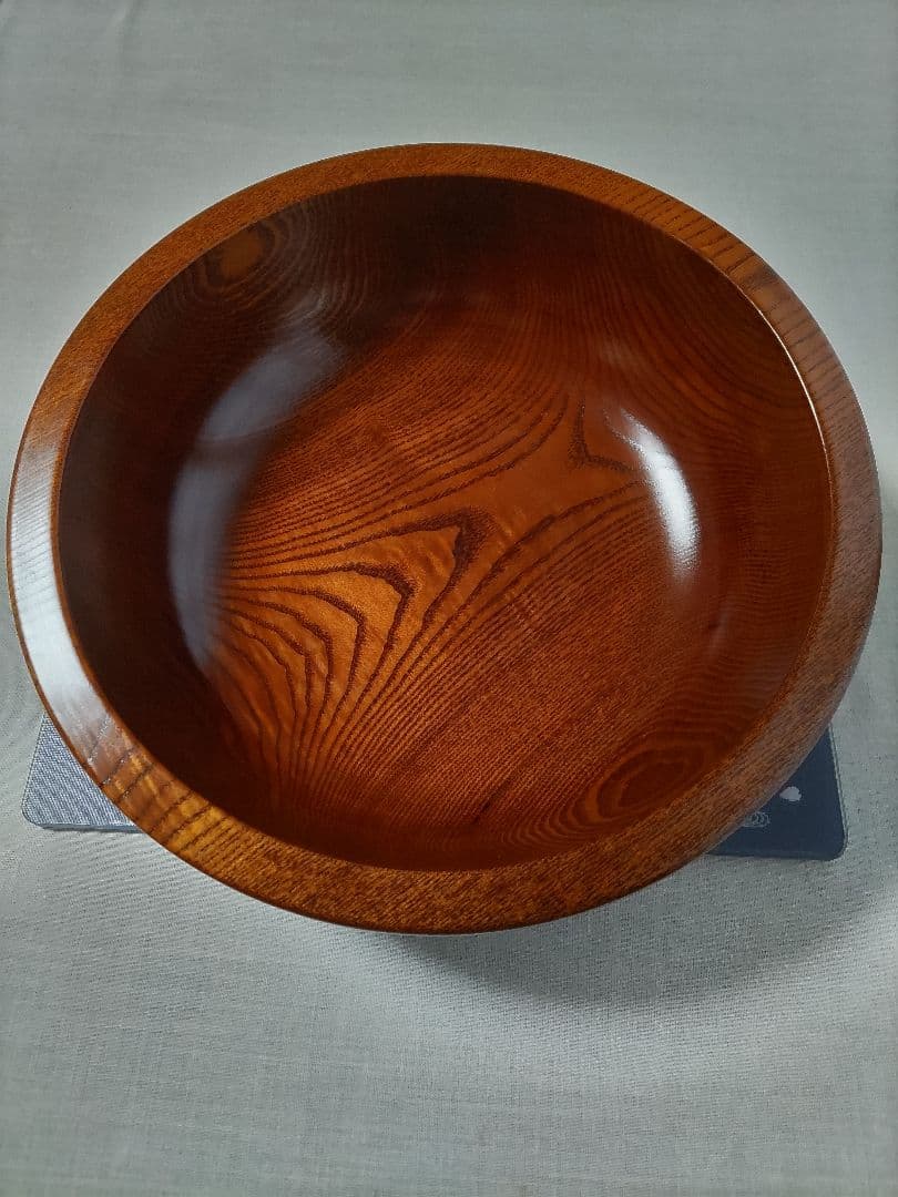 くりぬき　こね鉢【天然木・漆塗装】