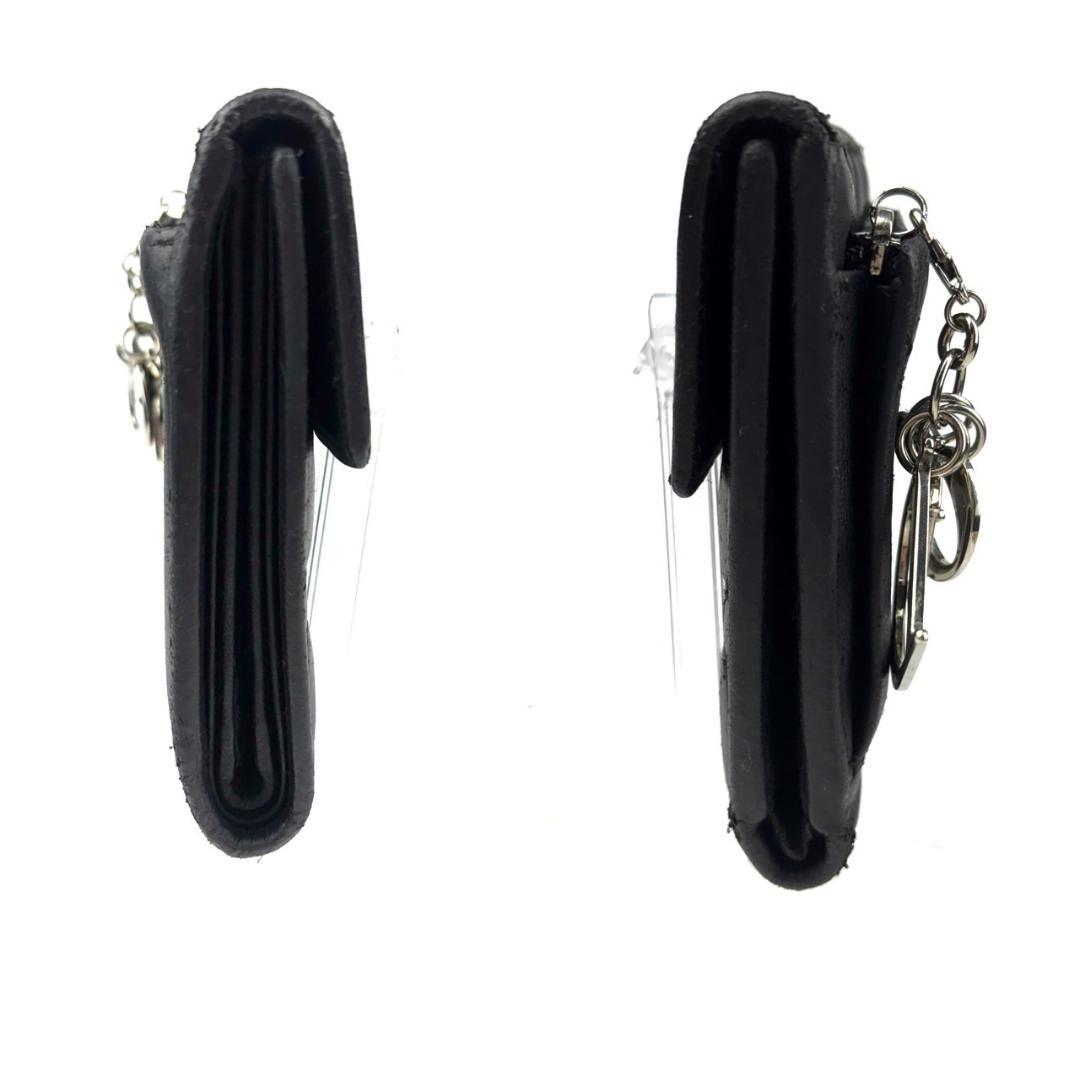 【金具チャーム】Dior⭐ディオール【カナージュ】ロータスウォレット⭐折り財布