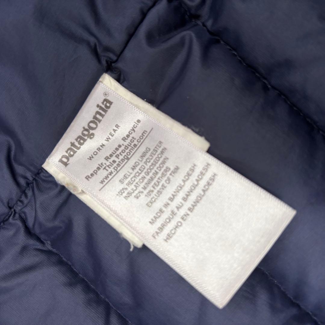 パタゴニア Patagonia ダウンセーターフーディ レディースSサイズ　紺