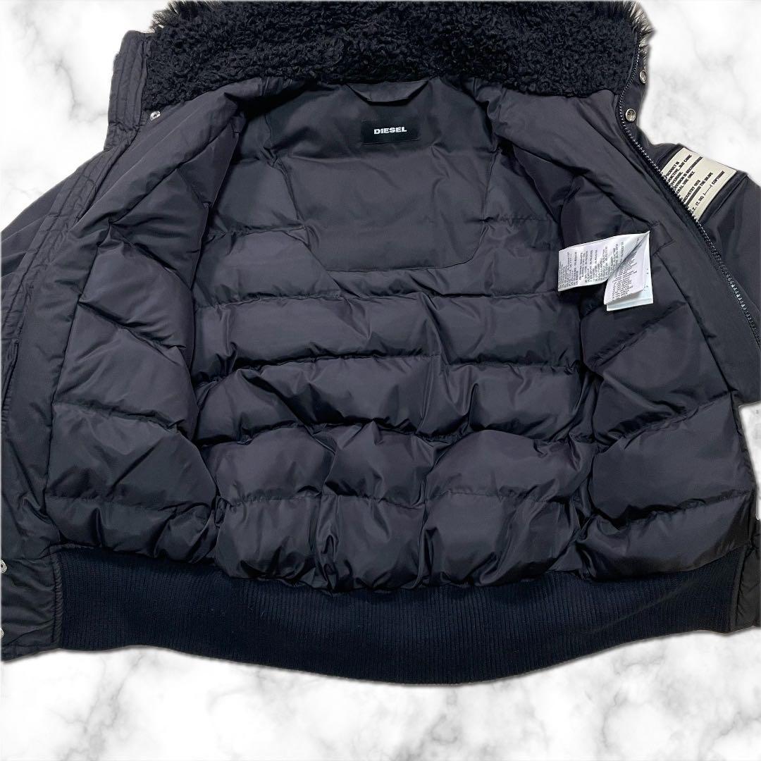 ディーゼル W-BURKISK N-2Bジャケット ブラック Sサイズ y2k