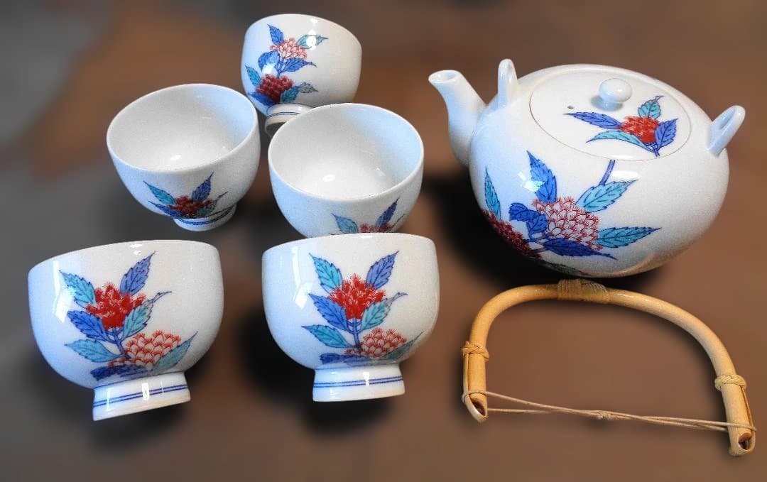 有田焼　今泉今右衛門窯　茶器セット６品