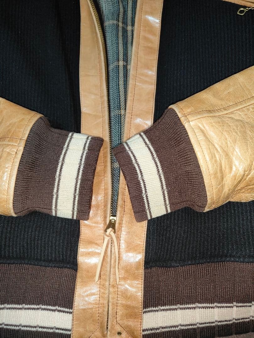 BANKROBBER ホースハイド スポーツJKT 40」