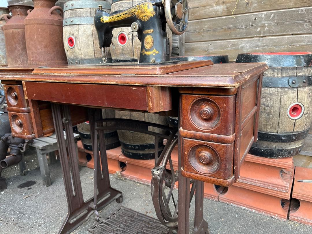 ミシン引き出し4個付き天板 ミシン天板 ミシンテーブル インテリアテーブル