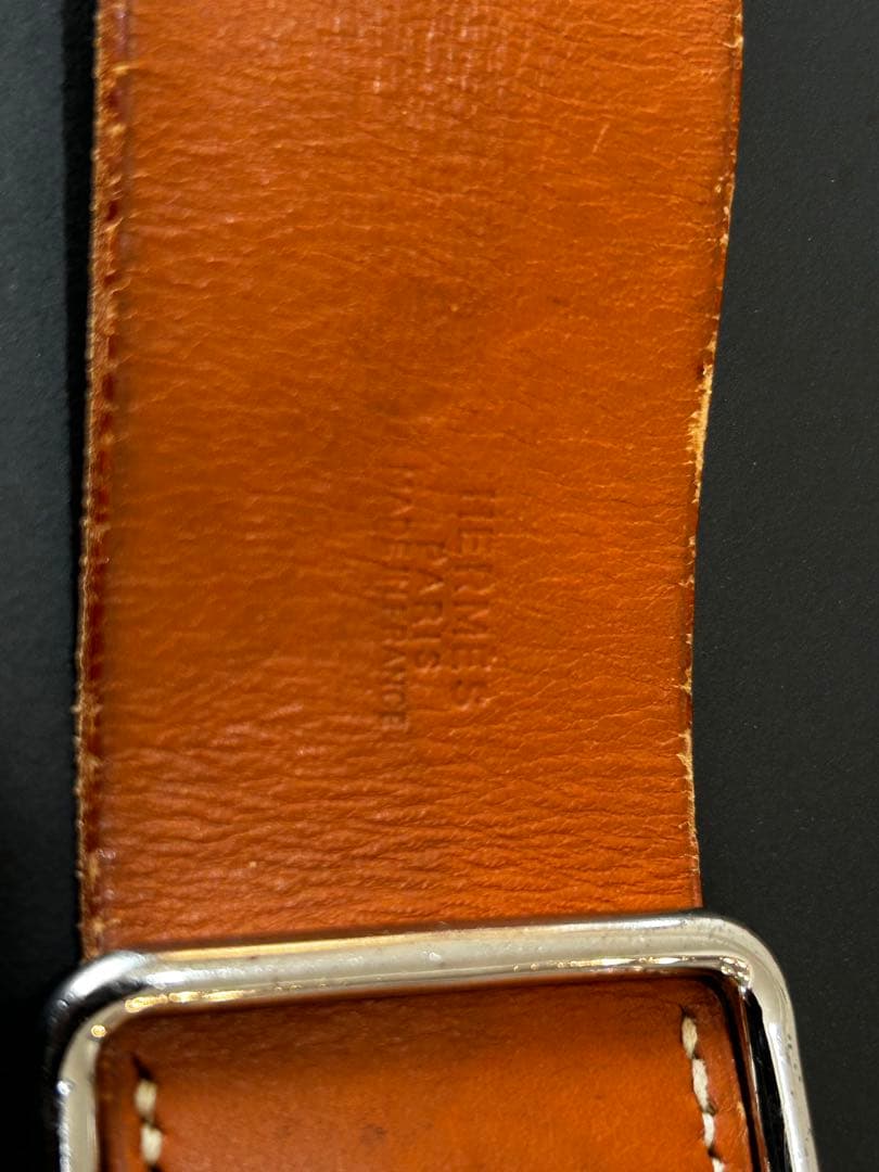 HERMES マルジェラ期 アピⅡ GM レザー ブレスレット vintage
