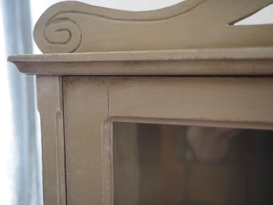 フランス　アンティーク　キャビネット　棚　ブロカント　ウォールシェルフ