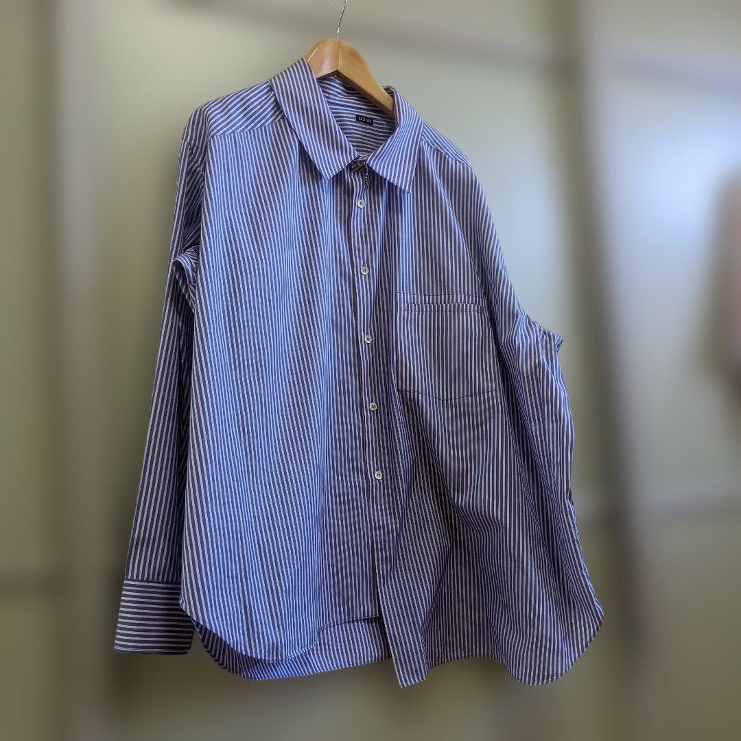 最終価格】美品 LES SIX ストライプスリップ シャツ