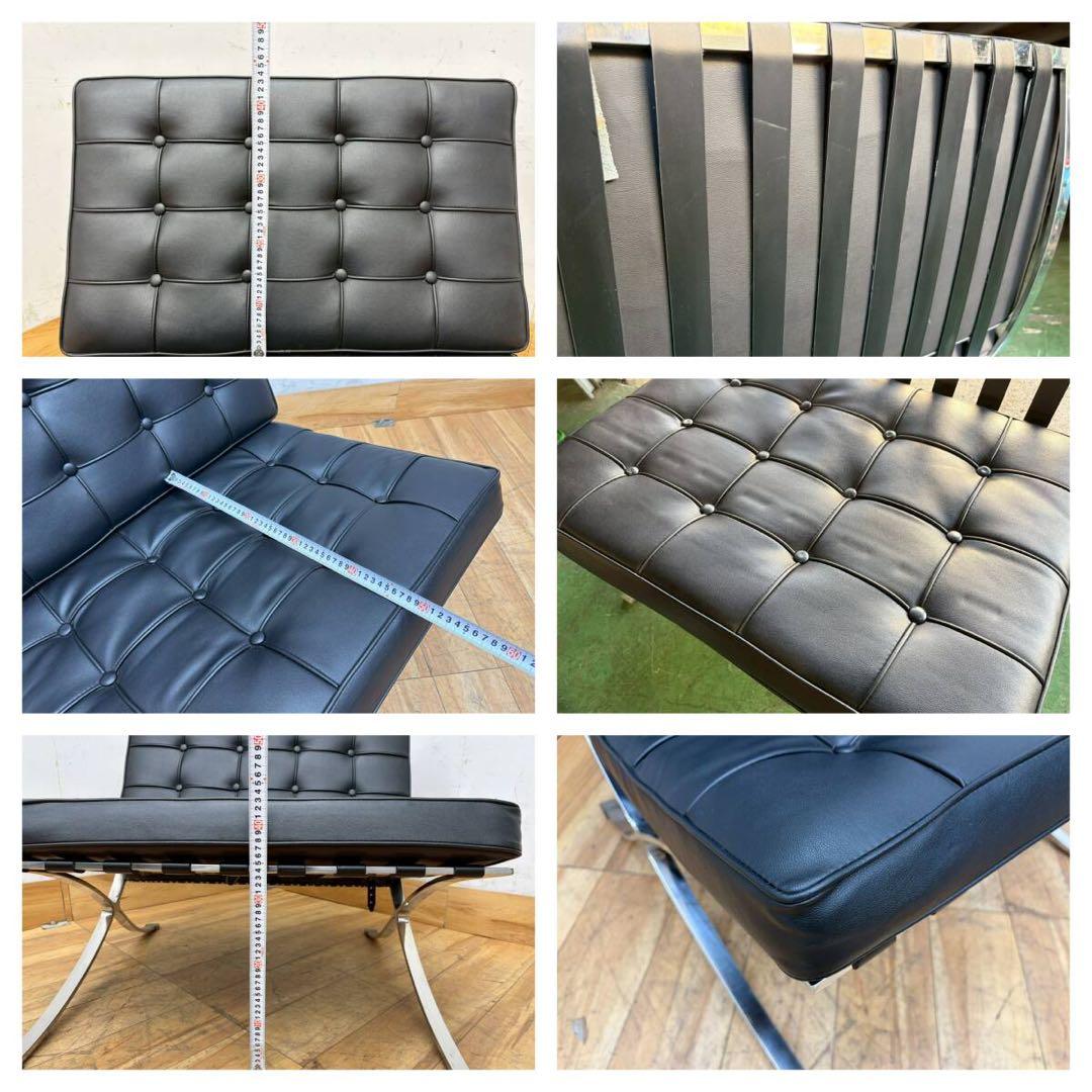 美品Barcelona Chair バルセロナチェア　リプロダクト品　1人掛け
