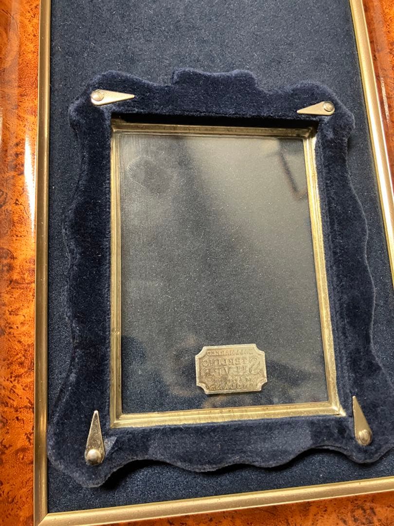 アンティークSIL925ミニ写真立てUK