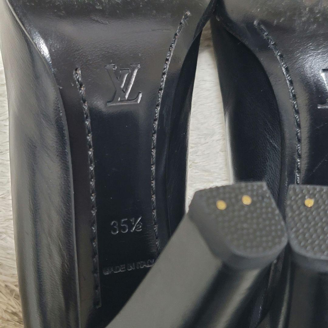 ＫAＬ様 ルイヴィトン パンプス モノグラム サテン×レザー ヒール