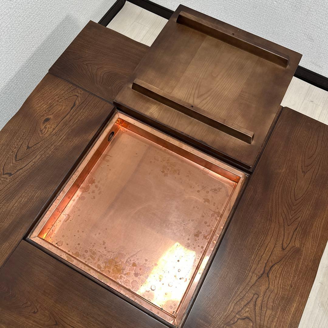 カリモク 囲炉裏テーブル 座卓 ローテーブル 座敷机 is1※