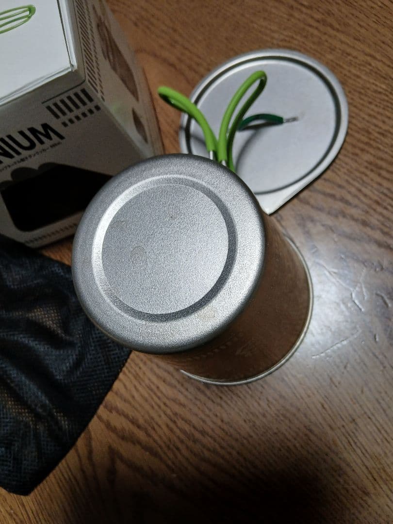 ラスト割引となります。 山の日限定カップヌードル型チタンクッカー 800ml