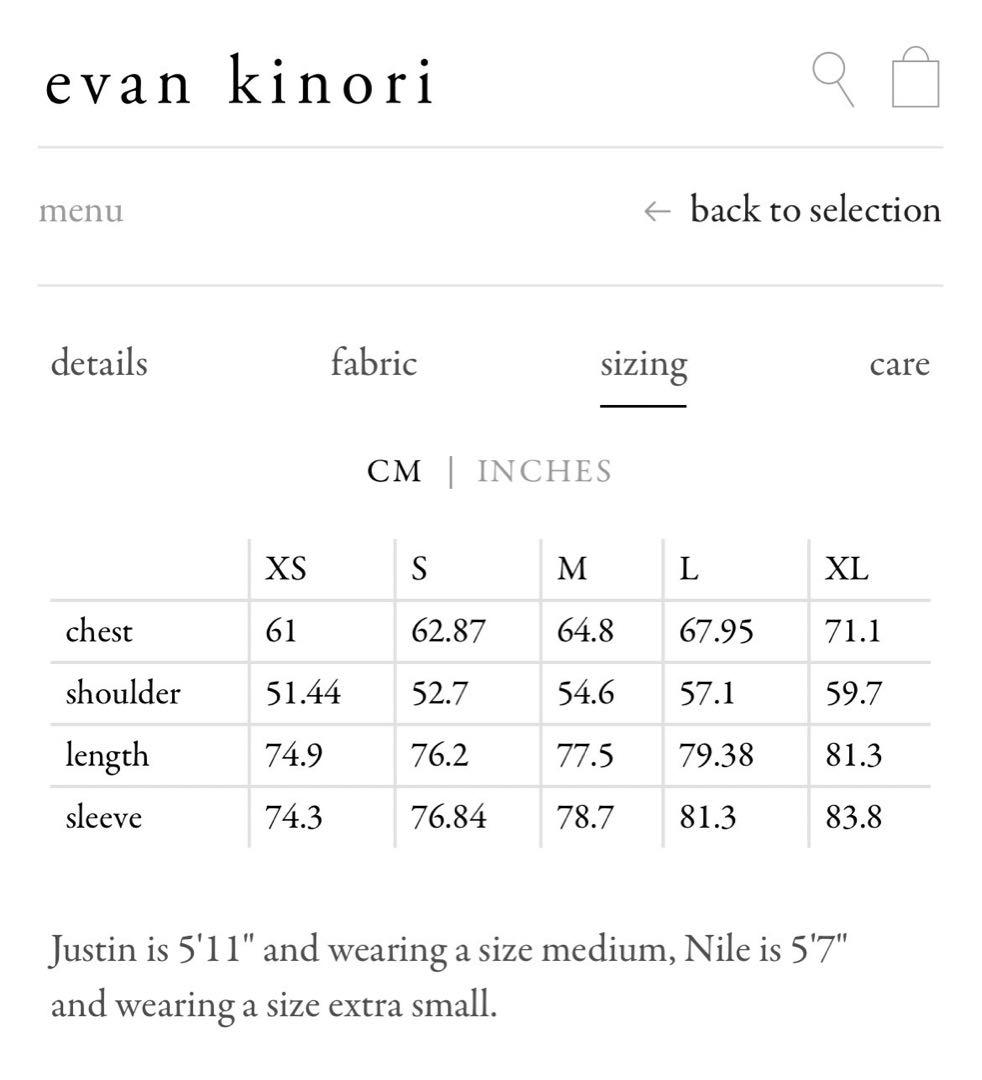 トップス evan kinori Big Shirt Irish Wool Flannel