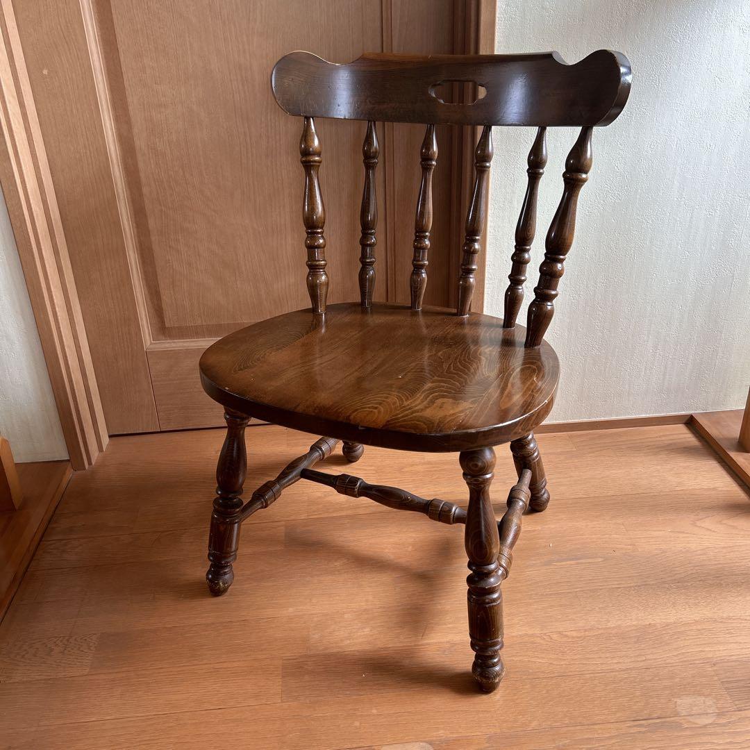 希少 柏木工 ビンテージ チェア 昭和 レトロ 椅子 アンティーク ブラウン