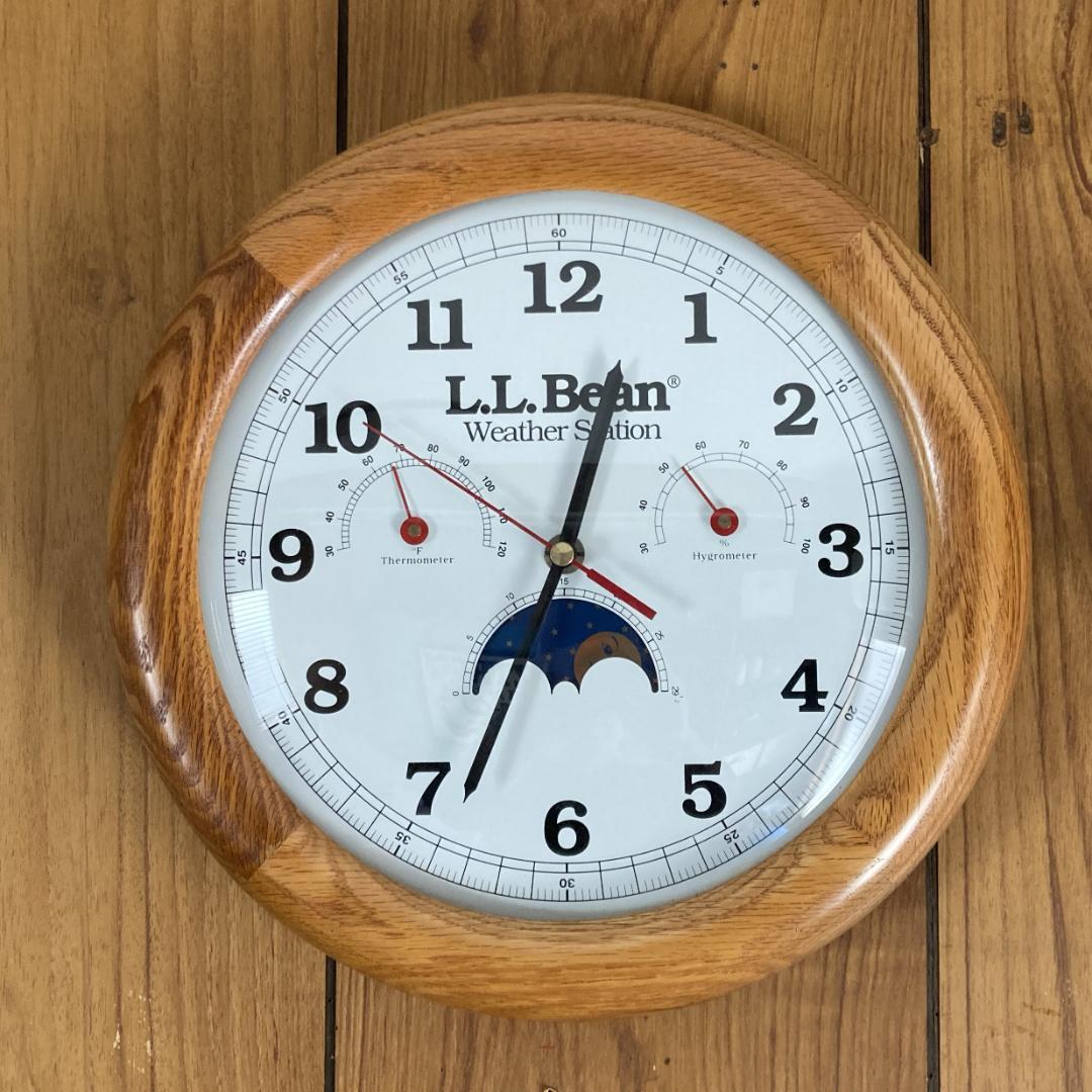 L.L.Bean 「weather station」壁掛け時計