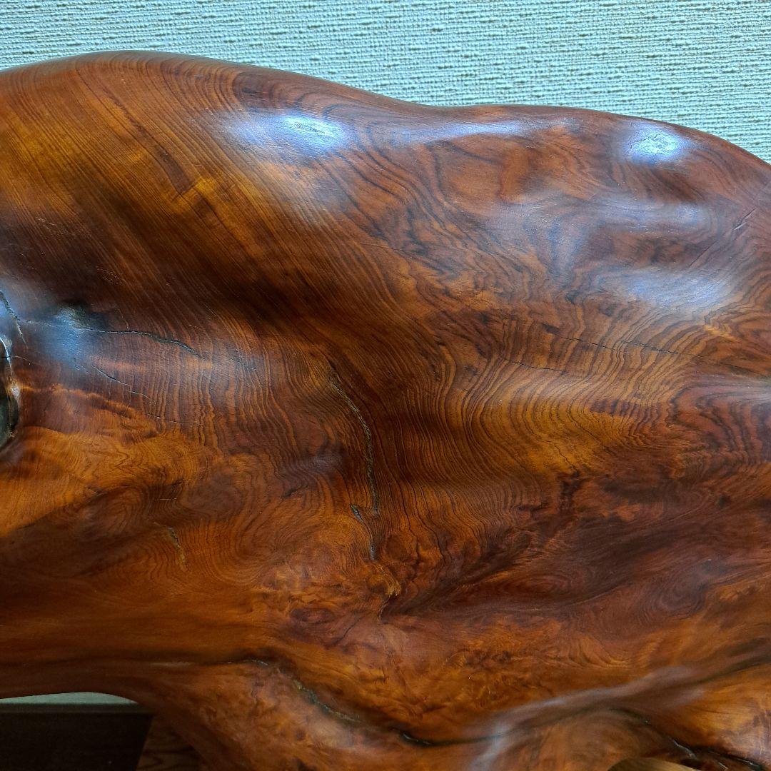 DT　屋久杉　魚の置物