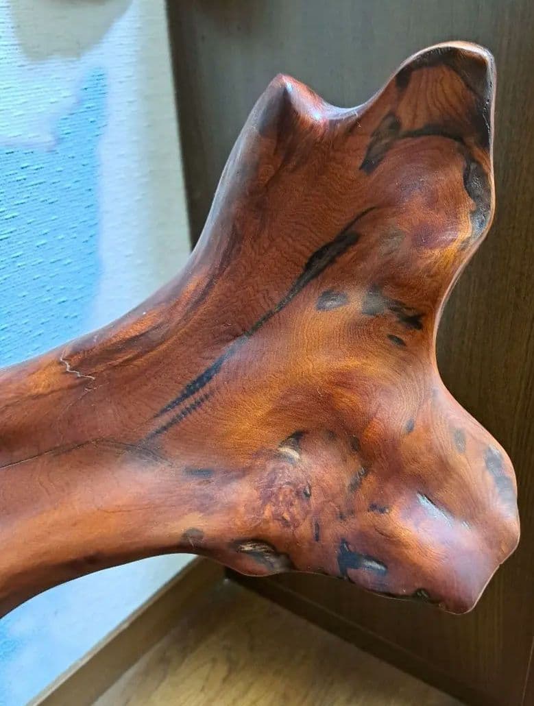 DT　屋久杉　魚の置物