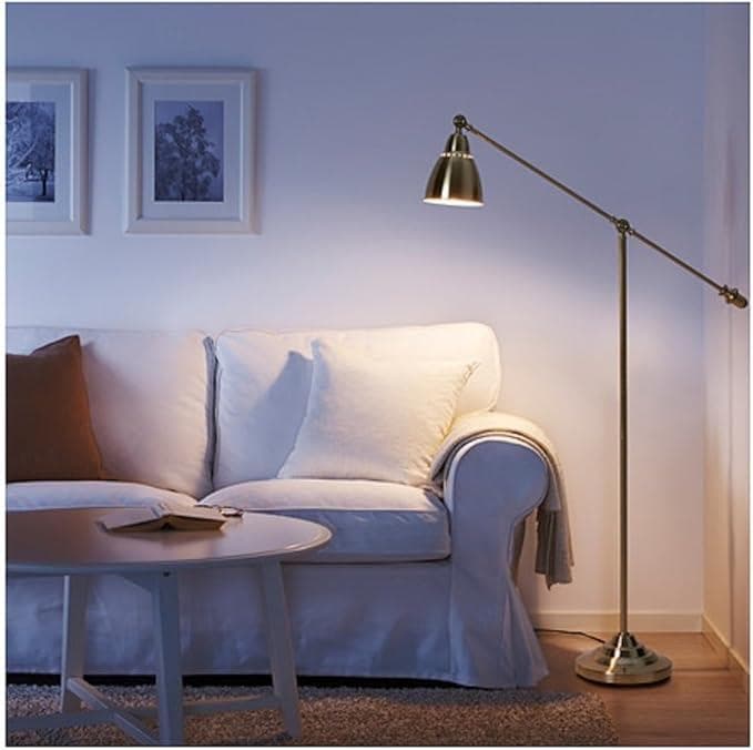 スタンドライトフロアライト イケア BAROMETER間接照明 ゴールド