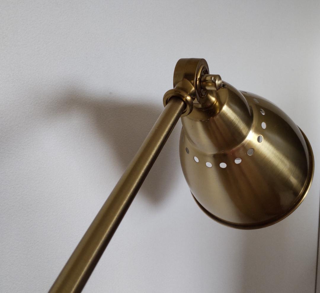 スタンドライトフロアライト イケア BAROMETER間接照明 ゴールド