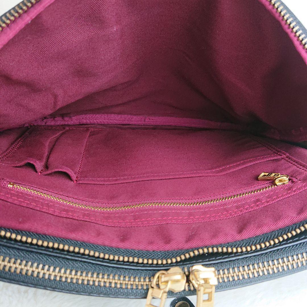 サンサン Master Piece マスターピース レザーショルダーバッグ