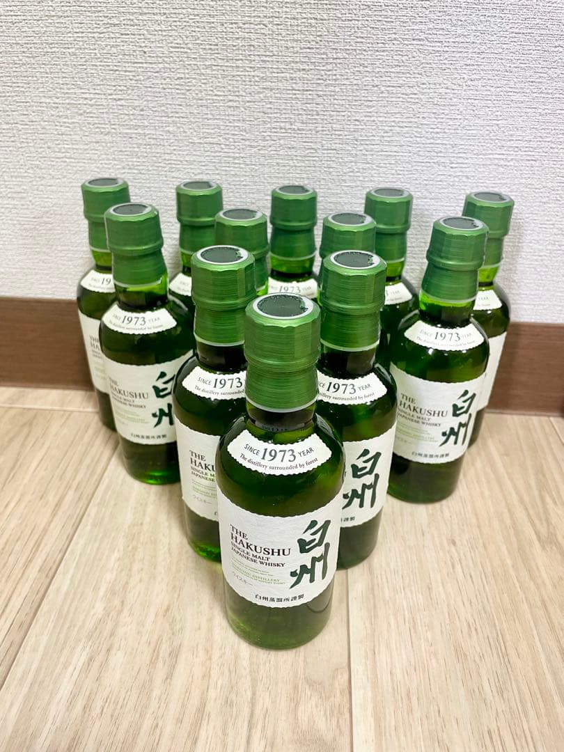 【新品】サントリーシングルモルトウイスキー 白州 12本セット