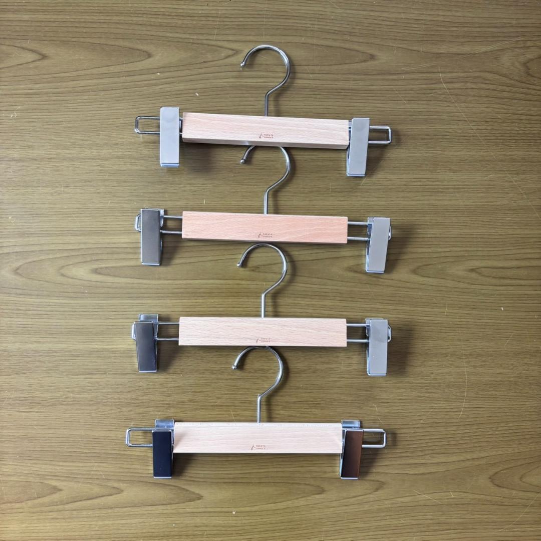 【ナカタハンガー】【4本組】【良品】【バラ売OK】【高級】幅　約280mm