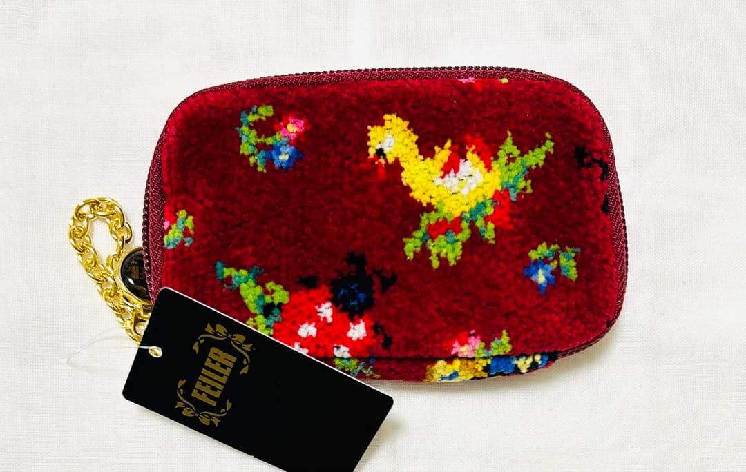 フェイラー FEILER ハイジ　キーポーチ　赤