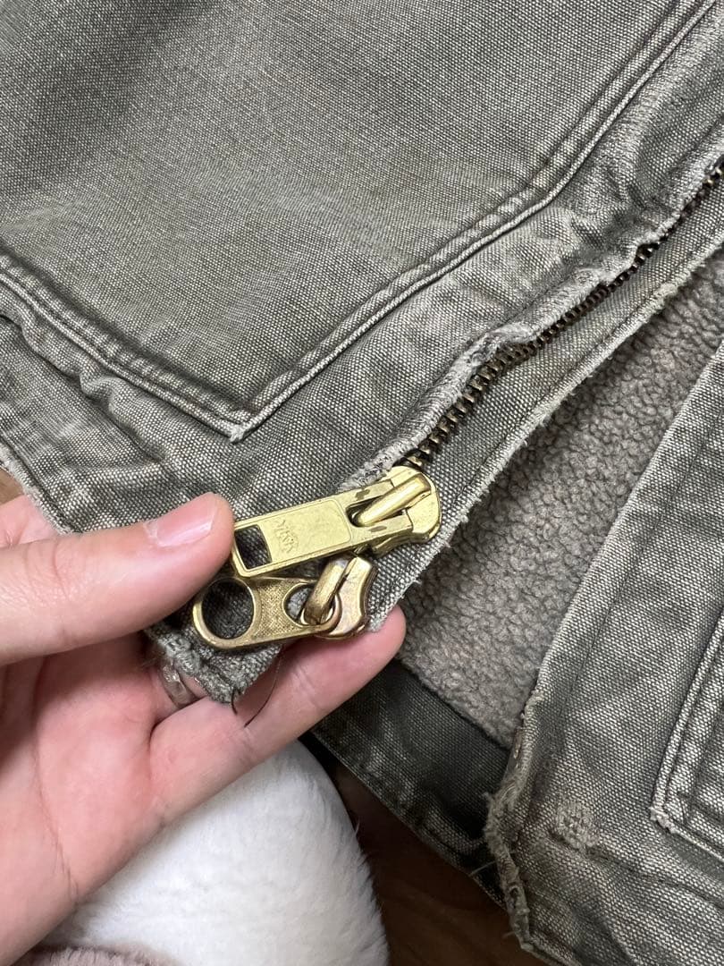 Carhartt オリーブグリーン デトロイトジャケットXL