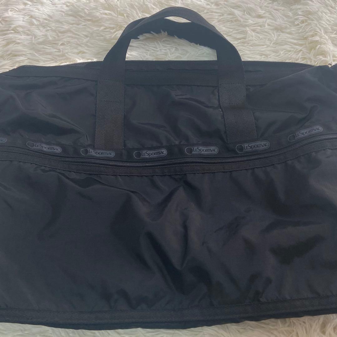【美品】 レスポートサック ブラック　ボストンバッグ　大きめ　軽量