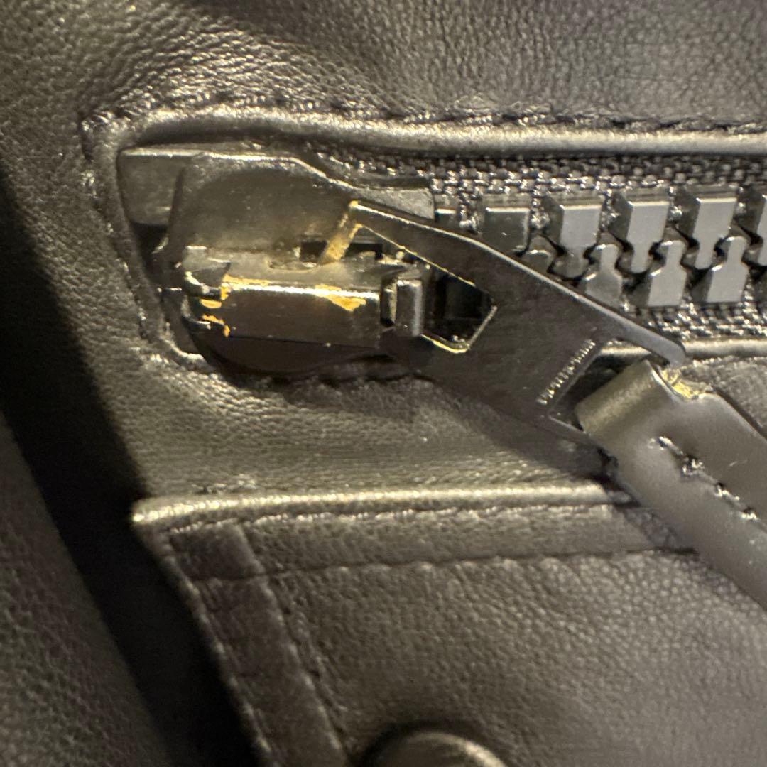 【エディ期】ディオールオム　レザージャケット　2007SS ランウェイモデル