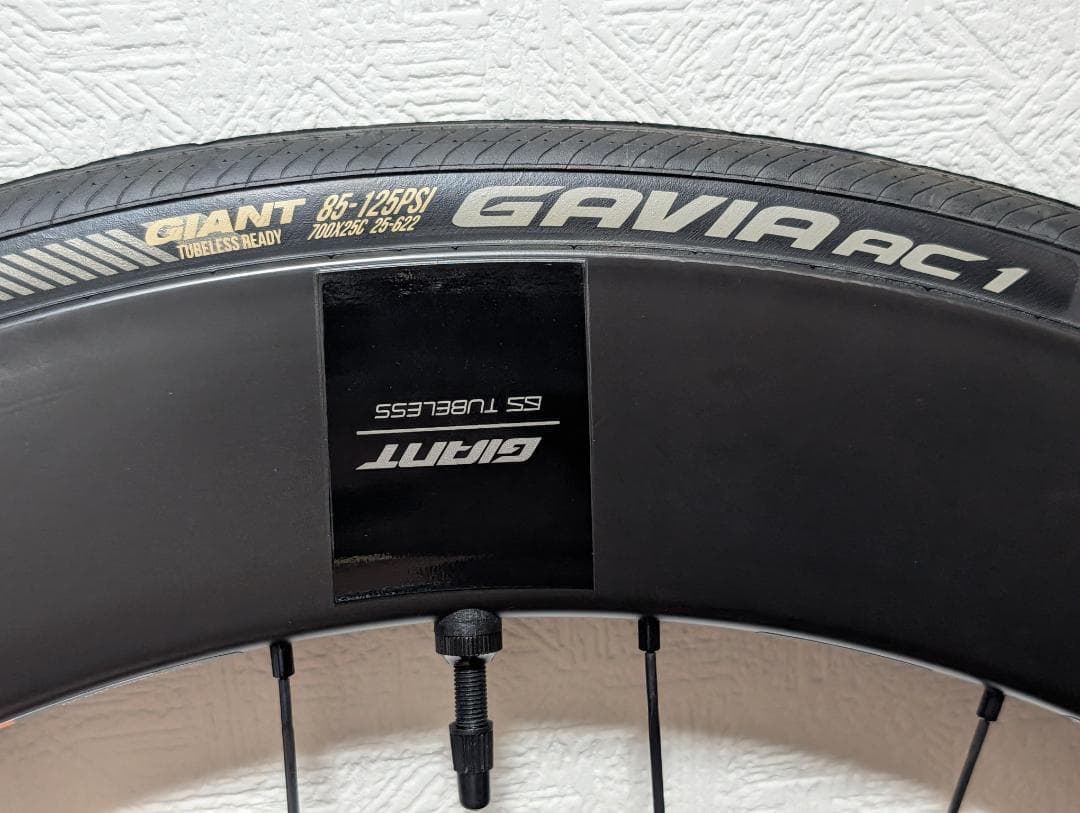 GIANT SLR1 42/65 DISC カーボンホイール 前後セット 未使用