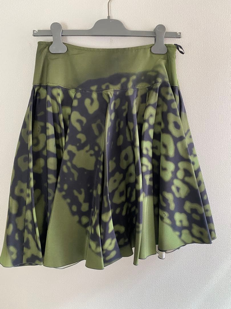 PRADA ヒョウ柄 フレアスカート