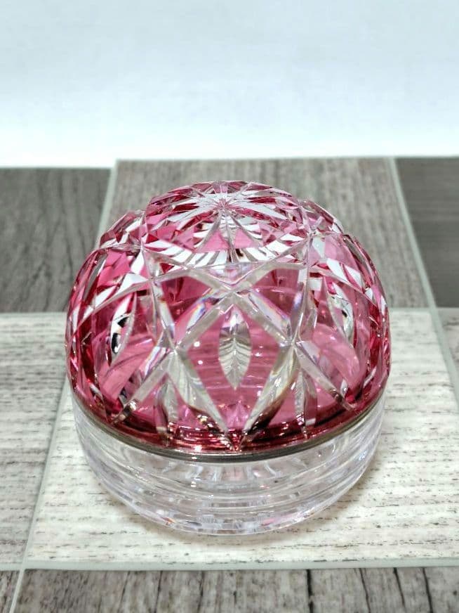 堀口切子 ボンボニエール しずく 小物入れ