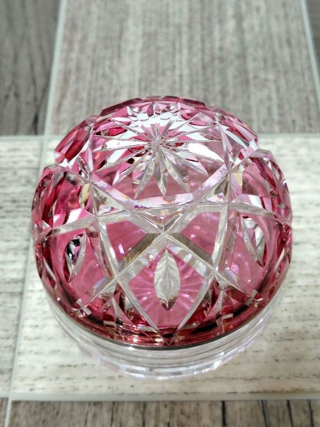 堀口切子 ボンボニエール しずく 小物入れ