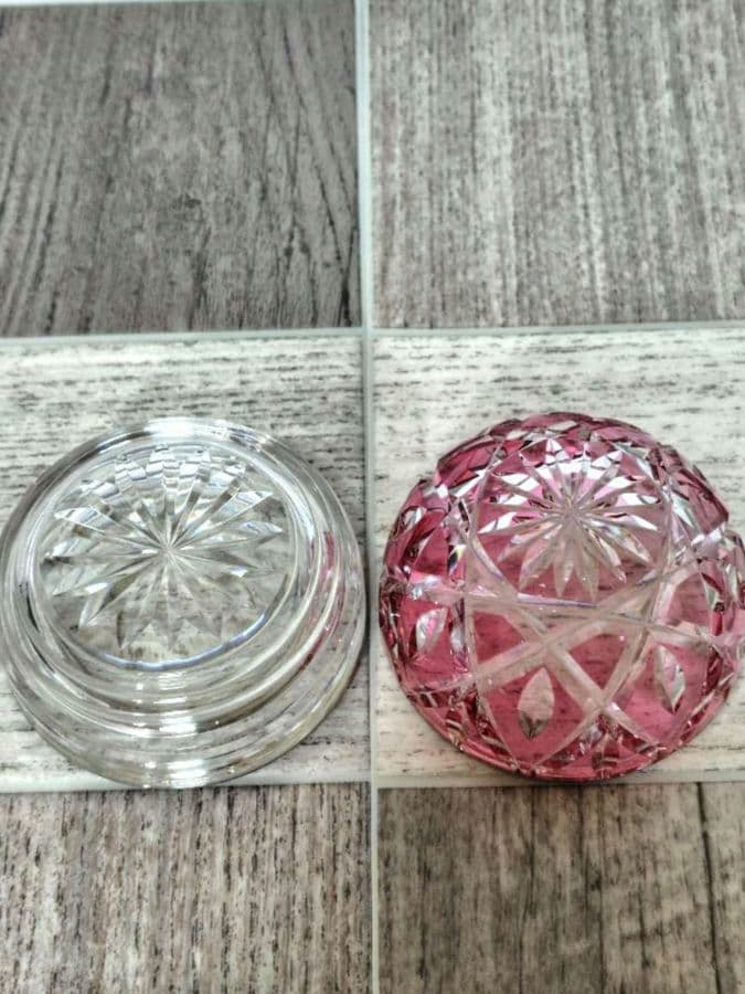 堀口切子 ボンボニエール しずく 小物入れ