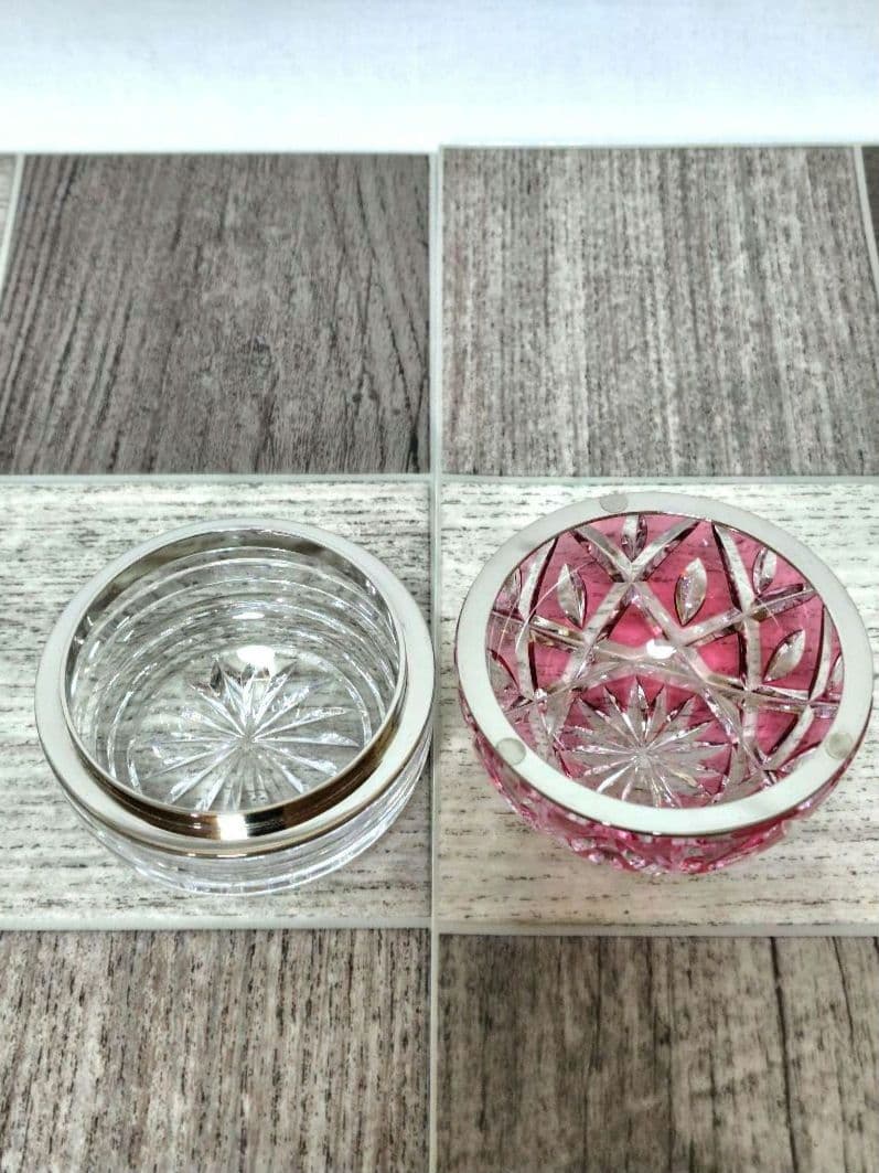 堀口切子 ボンボニエール しずく 小物入れ