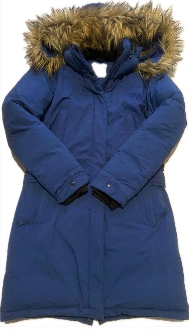 ノースフェイス　ダウンジャケット　コート　ブルー　Lサイズ