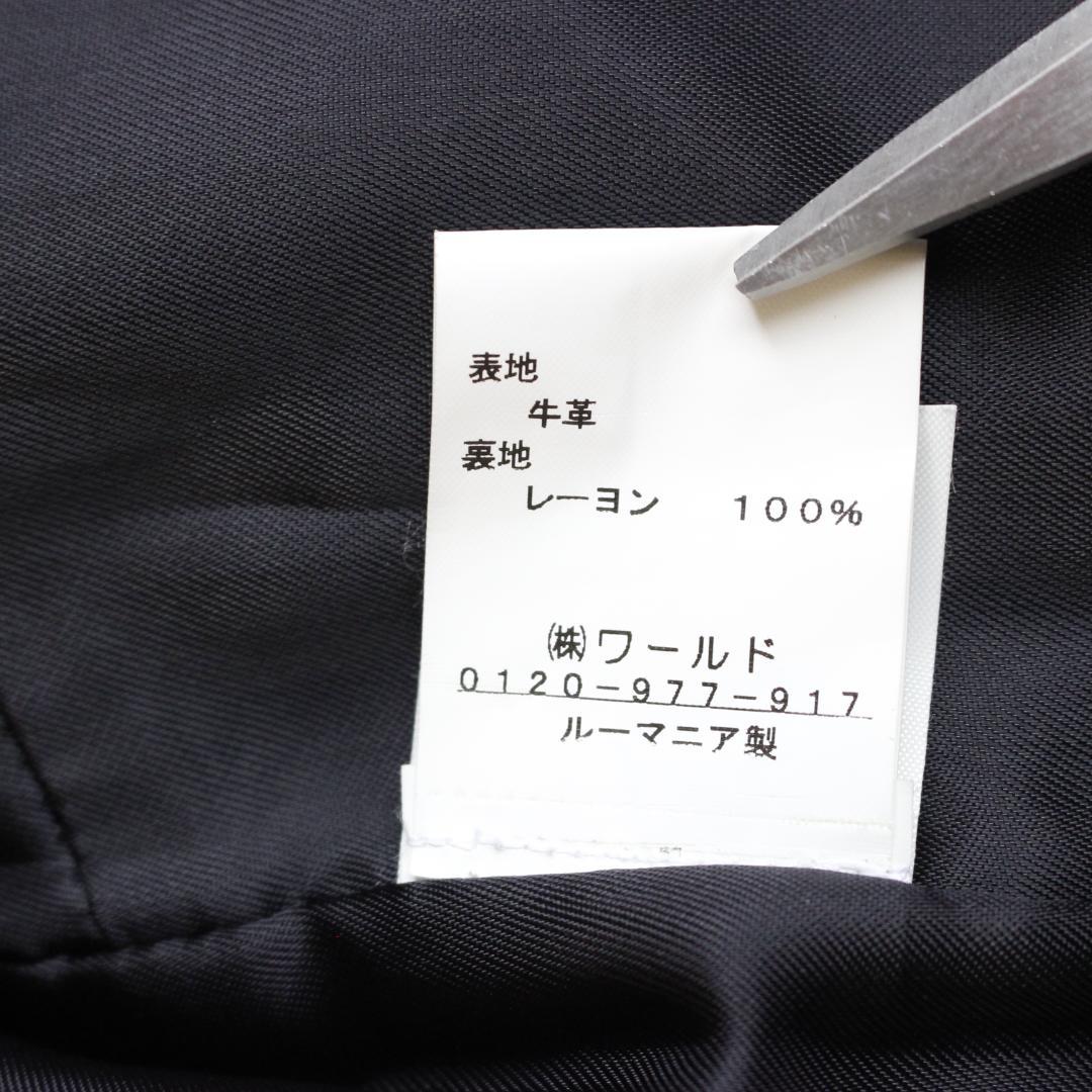 MAURO GRIFONI イタリア製 キルティングレザージャケット 40 L