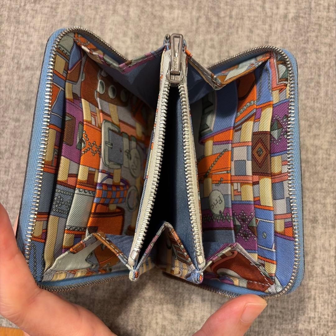 エルメス　アザップシルクインコンパクト　ブルーパラダイス