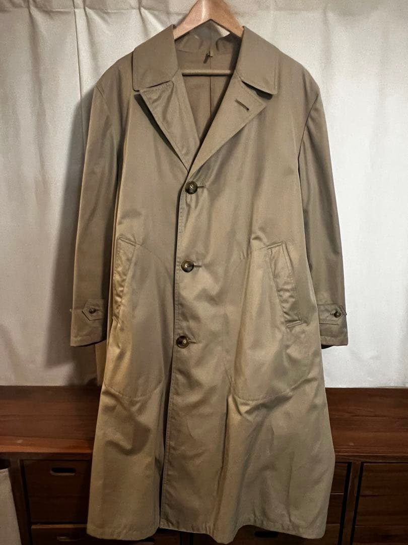 atlast&co ステンカラーコート 3つボタン