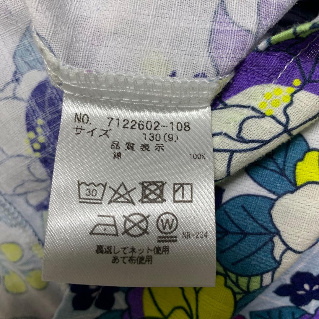 ANNA SUI 浴衣 ワンピース 130 美品 かわいい帯結び方付き