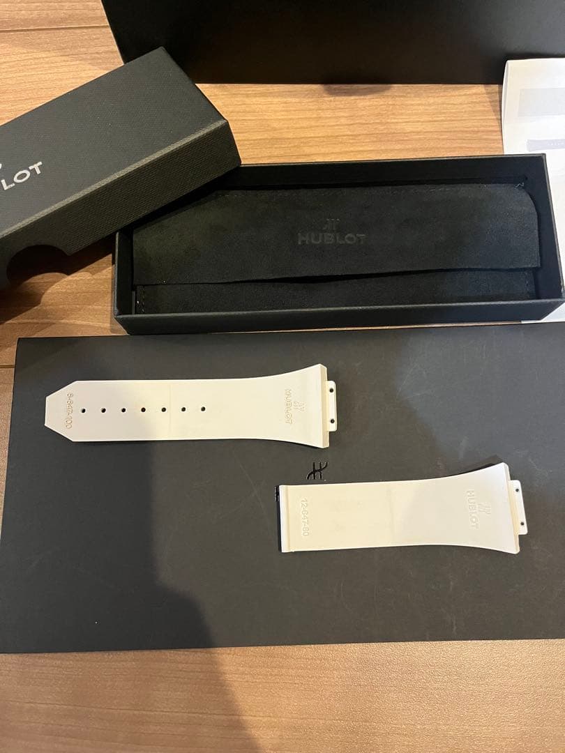 ウブロ 純正 ラバーベルト Hublot ホワイトラバーベルト