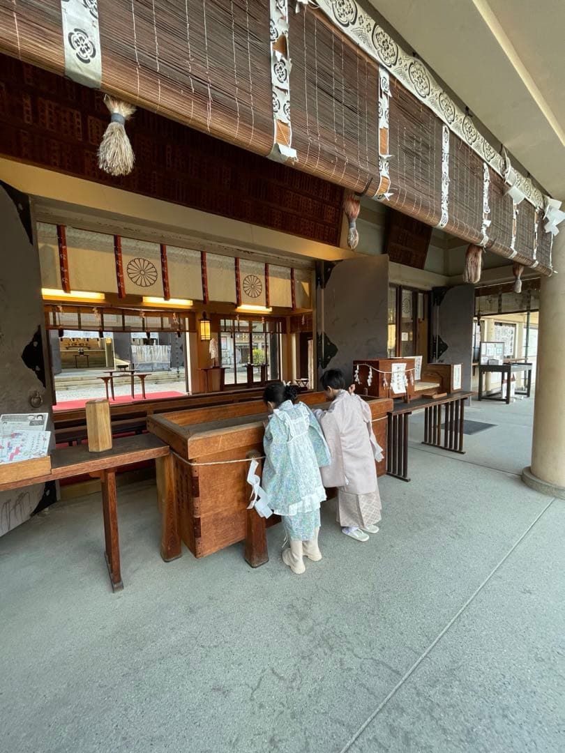 子供用 七五三 和装 ベージュ　5歳