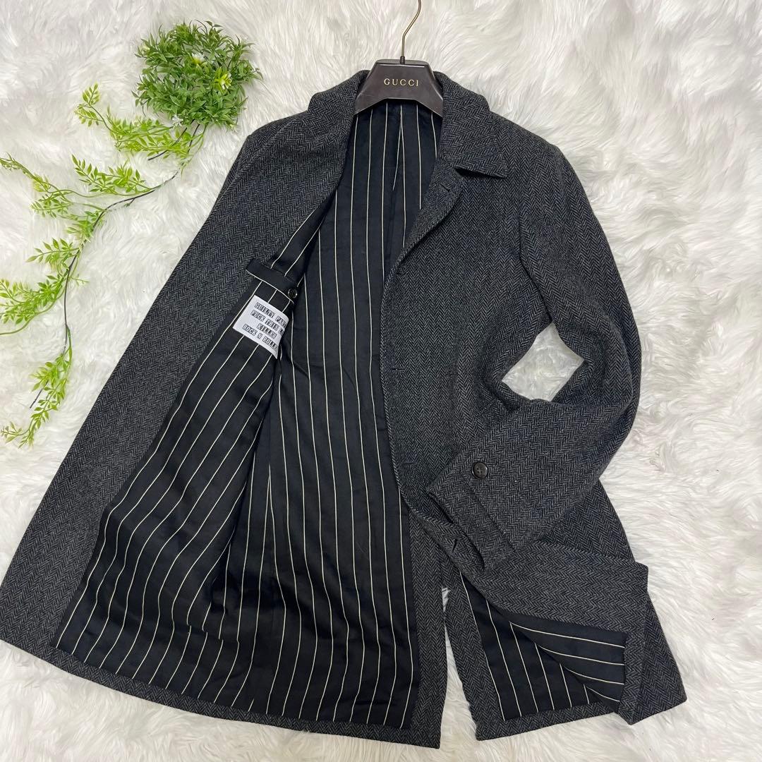 WACKO MARIA ワコマリア ヘリンボーン チェスターコート ストライプ