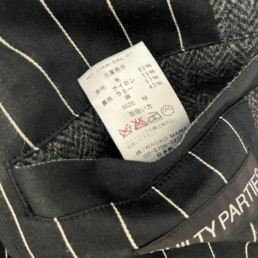 WACKO MARIA ワコマリア ヘリンボーン チェスターコート ストライプ